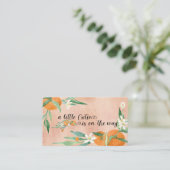 柑橘類の少しかわいこちゃんの水色のオレンジのシャワーE エンクロージャーカード (スタンド正面)