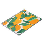 柑橘類の木：夏の手描き ノートブック (左側)