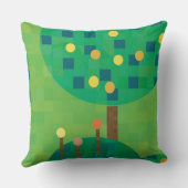 柑橘類の果樹園または庭園 クッション (裏面)