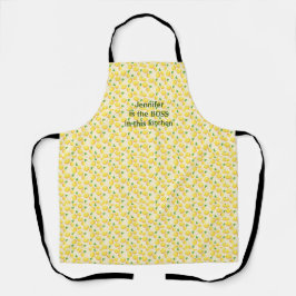 柑橘類の果物、レモン、新鮮で明るい エプロン