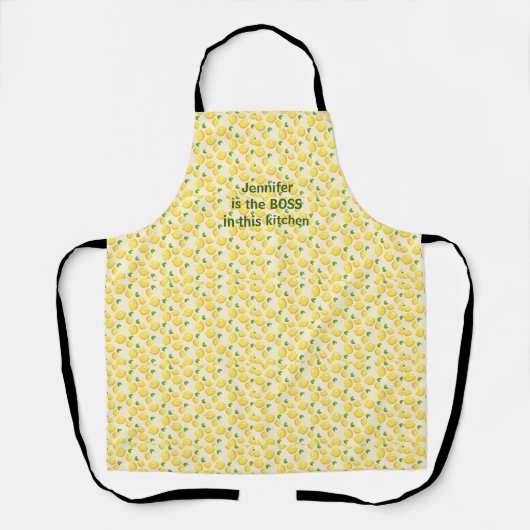 柑橘類の果物、レモン、新鮮で明るい エプロン (正面)