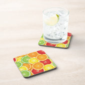 柑橘類の模様 コースター (右側)