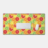 柑橘類の模様 デスクマット (キーボード&マウス)