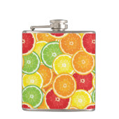 柑橘類の模様 フラスク (正面)