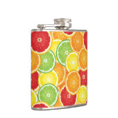 柑橘類の模様 フラスク (右)