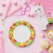 柑橘類の模様 ペーパープレート (パーティー)