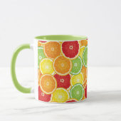 柑橘類の模様 マグカップ (左)
