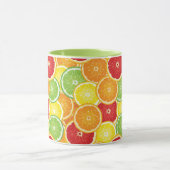 柑橘類の模様 マグカップ (中央)