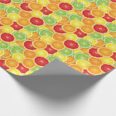 柑橘類の模様 ラッピングペーパー (角)