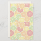 柑橘類の模様 便箋 (正面/裏面)