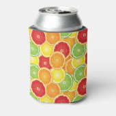 柑橘類の模様 缶クーラー (缶裏面)