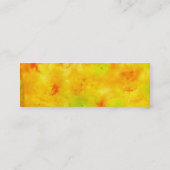 柑橘類の水彩画の名刺 スキニー名刺 (裏面)