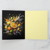 柑橘類の爆発 カード (内部)