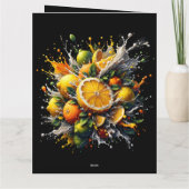 柑橘類の爆発 カード (裏面)