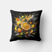 柑橘類の爆発 クッション (裏面)