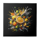 柑橘類の爆発 タイル (正面)