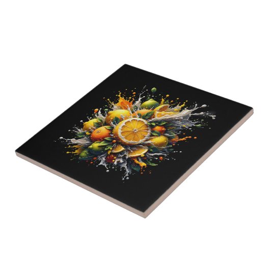 柑橘類の爆発 タイル (側面)