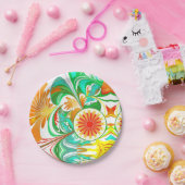 柑橘類の爆発 ペーパープレート (パーティー)