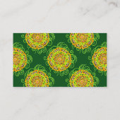 柑橘類の花モダン素朴フローラ プレイスカード (裏面)