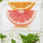 柑橘類の薄板ピラミッド キッチンタオル (折り畳み)