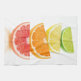 柑橘類の薄板ピラミッド キッチンタオル