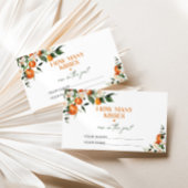 柑橘類オレンジは何個のキスブライダルゲーム エンクロージャーカード