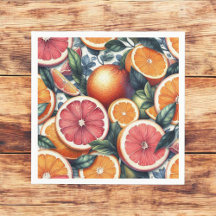 柑橘類オレンジフレッシュレモン&イエローグリーンサマー