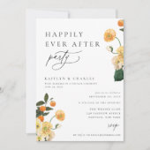 柑橘類オレンジフローラ楽しいエバーアフターパーティー 招待状 (正面)