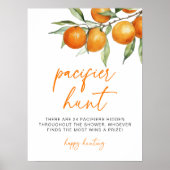 柑橘類オレンジベビーシャワーおしゃぶり狩り ポスター (正面)