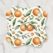 柑橘類オレンジベビーシャワー フェイバータグ (裏面)