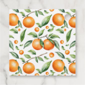 柑橘類オレンジベビーシャワー フェイバータグ (裏面)