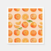 柑橘類オレンジペーパーナプキン スタンダードカクテルナプキン (正面)