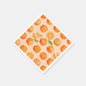 柑橘類オレンジペーパーナプキン スタンダードカクテルナプキン (角)