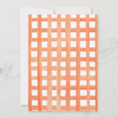 柑橘類オレンジ少しかわいこちゃんが途中だ 招待状 (裏面)