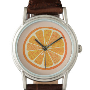 柑橘類オレンジ 腕時計