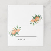 柑橘類オレン結婚ジ – 's プレイスカード (外部開封)