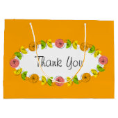 柑橘類オーバルオレンジサンキューラージ ラージペーパーバッグ (裏面)