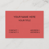 柑橘類カラフル熱帯栄養 名刺 (裏面)