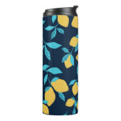 柑橘類シンプル:レモンを青に。 タンブラー (回転左)