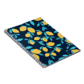 柑橘類シンプル：レモンを青に。 ノートブック (右側)