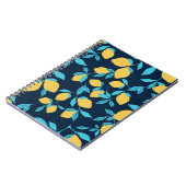 柑橘類シンプル：レモンを青に。 ノートブック (左側)