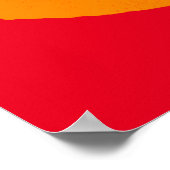 柑橘類スライスのオレンジポスター ポスター (角)