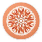 柑橘類スライスオレンジ セラミックノブ (正面)