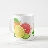 柑橘類スライス コーヒーマグカップ (正面左)