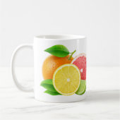 柑橘類スライス コーヒーマグカップ (左)