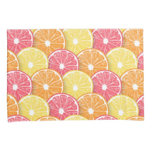 柑橘類スライス 枕カバー (正面右)