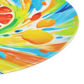 柑橘類スワーリングスプラッシュデザイン カッティングボード (角)