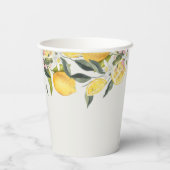 柑橘類テーマベビーシャワー 紙コップ (裏面)