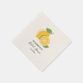 柑橘類トロピカルフルーツブライダルシャワー紙 スタンダードカクテルナプキン (角)