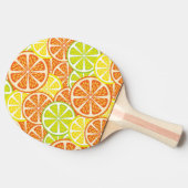 柑橘類パターン2 卓球ラケット (横)